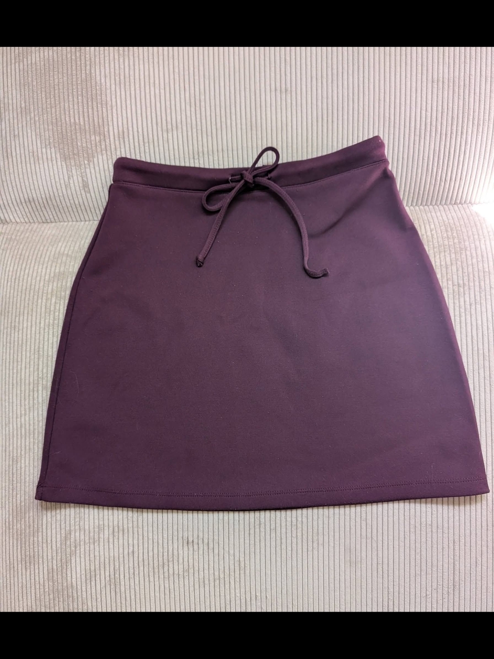 Express Plum Drawstring 2001 Mini Skirt